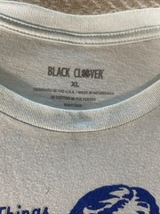 Men’s Black clover Tee Shirt Size Xl, Blue, No Flaws Or Staining