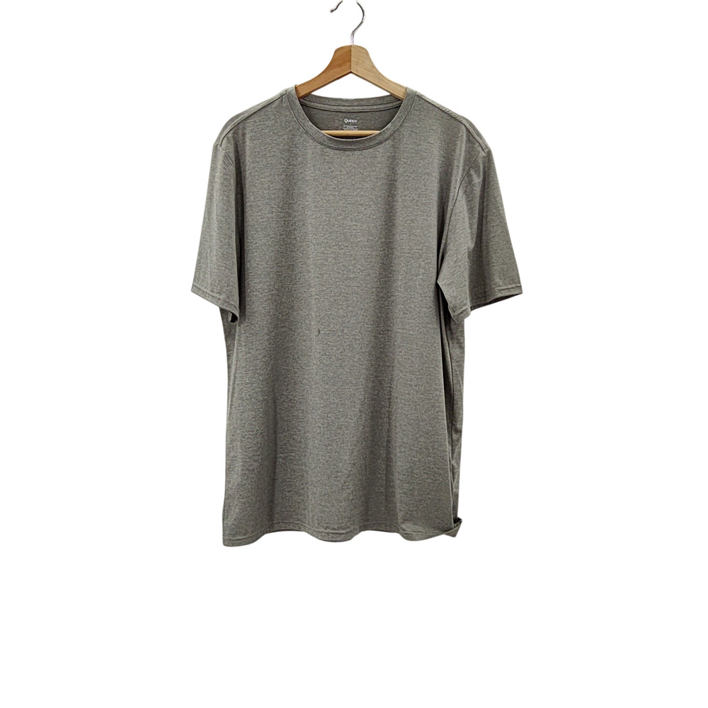 Quince Men Cotton Modal Crew Neck Tee. Sleeved Top Silver L
