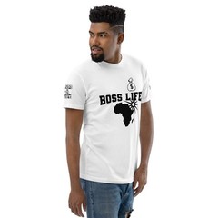Boss Life African Money, egyptian pharaoh back Short Sleeve T-shirt