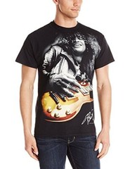 Slash Guitar/Top Hat Mens T-shirt -Brand New – Guns n Roses Band Tees