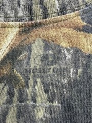 Vtg Jerzees Outdoors Shirt Mossy Oak Breakup Camo Long Sleeve Pocket Y2K Mens XL
