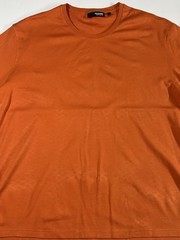 Murano Liquid Luxury Slim Fit Crewneck T-Shirt Orange Men’s Size XL