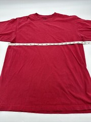 Finish Line Athletics T-Shirt Men Medium Red Solid…#11604