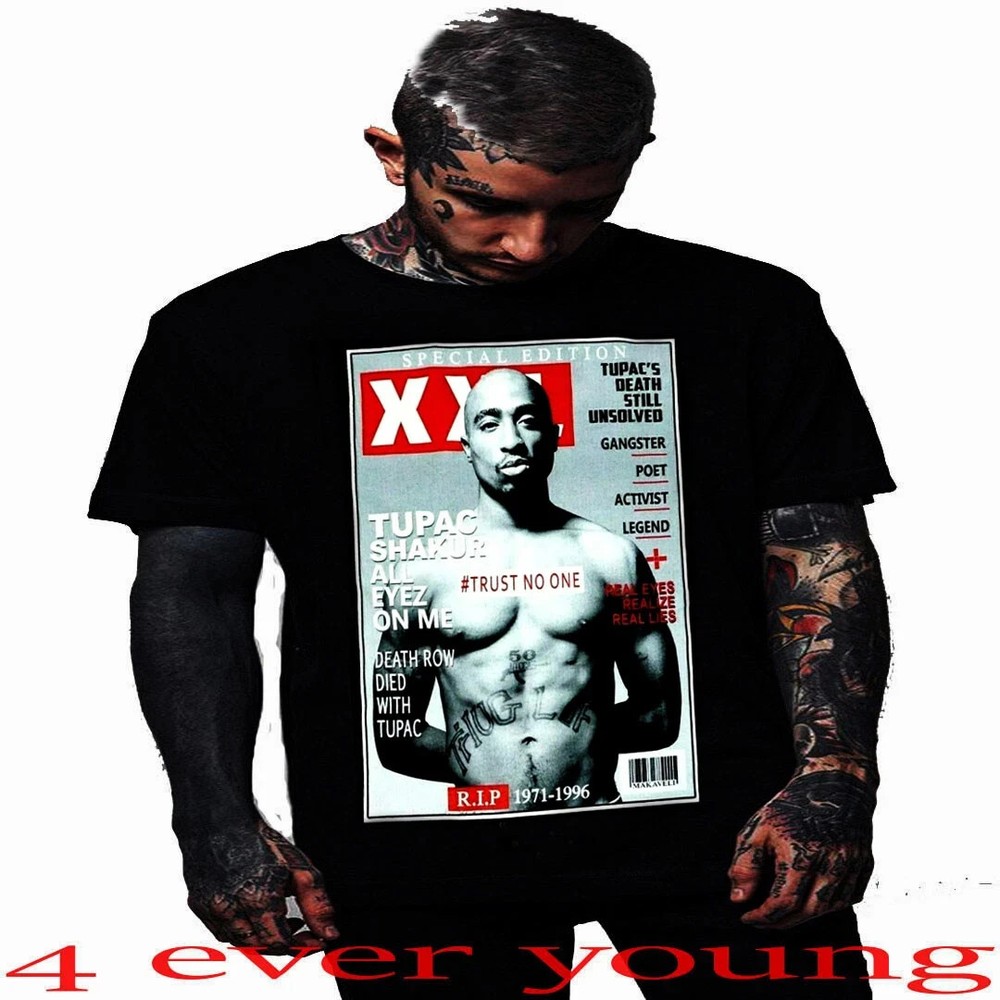 TUPAC XXL MAGAZINE RAP HIP HOP T SHIRTS