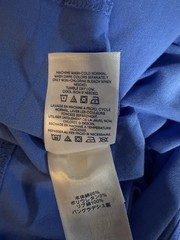 Lands’ End Men’s Bright Blue Crew Neck T-Shirt Size L 95% Cotton 5% Spandex