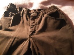 Lee Jeans, 32″ x 29″ petite, young adult, brown, vintage 80’s, bootcut, M/F
