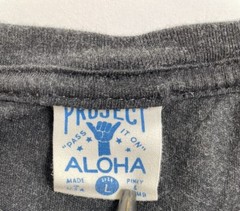 Project Aloha Large T-shirt Dark Gray Wave/Oahu Aloha Country