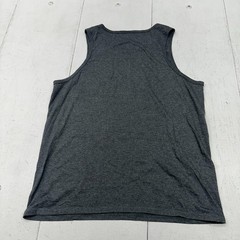 Dark Grey Trailer Park Life Graphic Sleeveless Racerback Tank Top Men Size Small