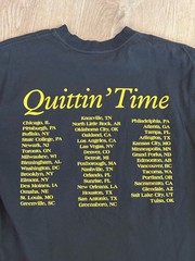 Authentic Zach Bryan Quittin’ Time Tour T-shirt Adult Medium Official Merch 2024