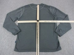 Kuhl Shirt Mens Medium Gray Kommando Wildfibre Long Sleeve Pocket Zipper Hiking