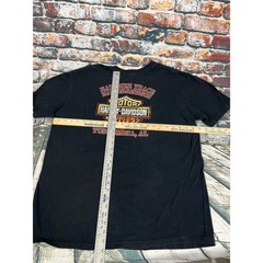 Genuine Harley Davidson Cycles Tuscumbia AL Graphic Black T Shirt Mens XL
