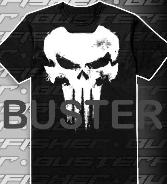 Punisher skull t-shirt marvel MCU Daredevil born again netflix 2025 bernthal
