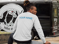 Personalized Custom T-shirts Choose Your Own Text One Color Prints on Shirt