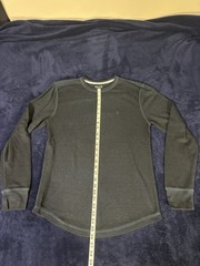 Volcom Blue Thermal Long Sleeve Shirt Medium