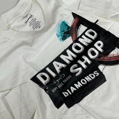 Diamond Supply Co T Shirt Size 2XL White Diamond Shop Short Sleeve Pullover