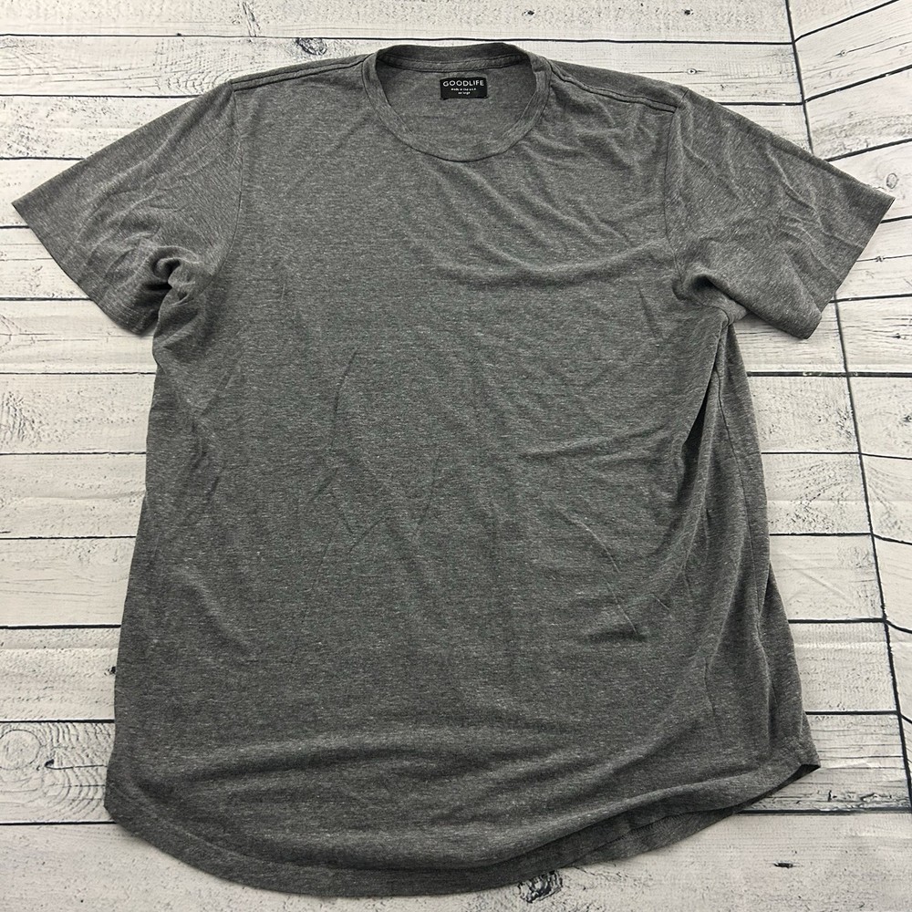 Goodlife Short Sleeve Blank T Shirt Men’s XXL Gray