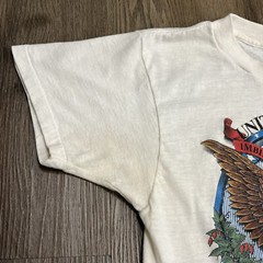 Vintage RARE 80s 1987 Just Brass 3D Emblem United States Army Beer Tee Size S