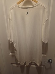 Supreme x Air Jordan Biggie Smalls Mens T Shirt White Sz XL Graphic Print