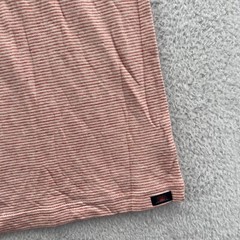 Faherty Striped Shirt Mens XL Orange Cloud Cotton Soft Short Sleeve Tee *A98 New