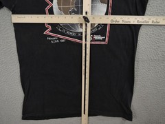 VINTAGE Cooper World Classic Shirt Mens Large Black 1986 Signal Car Auto Racing