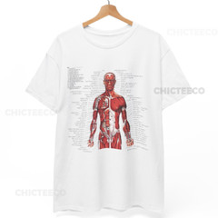 Anatomical Chart T-Shirt Kurt Cobain Nirvana Grunge Rock Iconic Unisex Tee