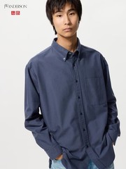 UNIQLO and JW ANDERSON Oxford Oversized Shirt 47999 WHITE/RED/BLUE Men 2025 AW