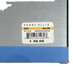 Perry Ellis Portfolio 3 Pack White Crew Neck T-Shirts Soft Touch Size S NWT