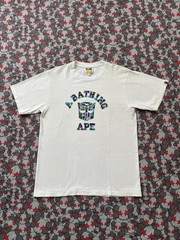 Bape 2013 X Transformers Singapore Store Camo Autobot Logo Tee SZ/ M