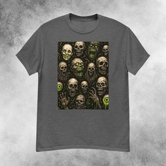 Infernal Radioactive Skulls Horror T-Shirt Men’s S-2XL