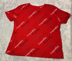 Michael Jordan Kobe Bryant LeBron James OG Hustle Red T-shirt Basketball 4XL
