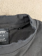 Tenaciti Studios T-Shirt Mens Large Black Ghost Graphic Distressed Streetwear