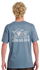 Quiksilver Floral Needs SS T-Shirt – China Blue – New