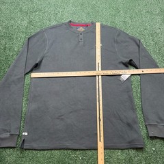 Salty Crew Thermal Long Sleeve Shirt Mens Size L Green Heavyweight Thick Fishing