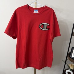 Champion Classic Jersey Script T-Shirt Scarlet Size XLarge
