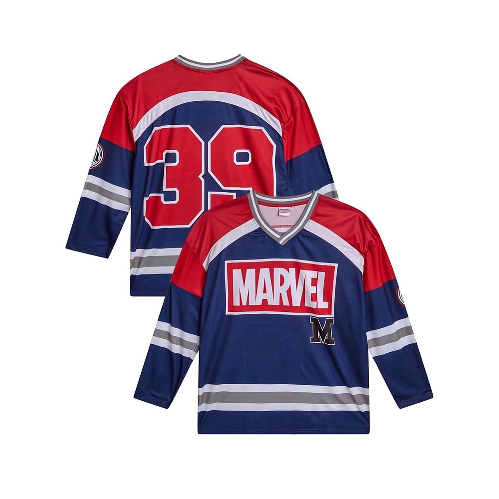Officially Licensed MARVEL Mesh Hockey Jersey Marvel Comics / Unisex /NWT