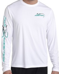 Salt Addiction performance t shirt long sleeve microfiber saltwater uv upf 50+