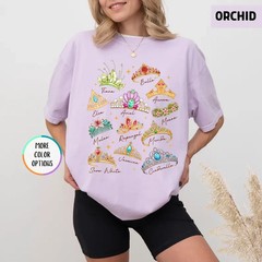 Fairytale Princess Inspired Crown Collection Graphic Shirt