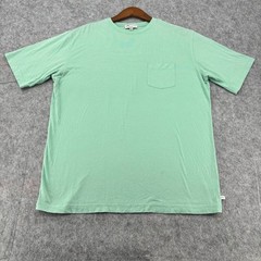 Peter Millar Seaside Mens Large Mint Green Pocket T-Shirt Short Sleeve Crewneck