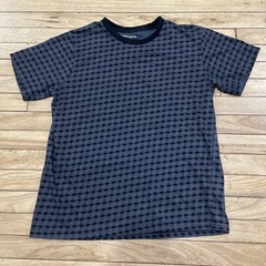 Eighth Avenue Geometric T Shirt Men M Gray Black Art Deco Cube Hexagon Diamond