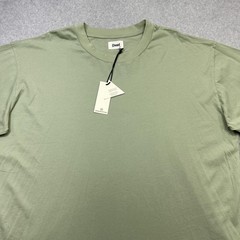 Elwood Oversized Core T Shirt Mens XXL Green Vintage Wash Crewneck Tee Casual