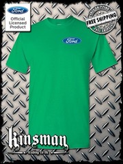 Ford Classic Blue Logo Crest T-Shirt – F150 Mustang – Official Licensed Product
