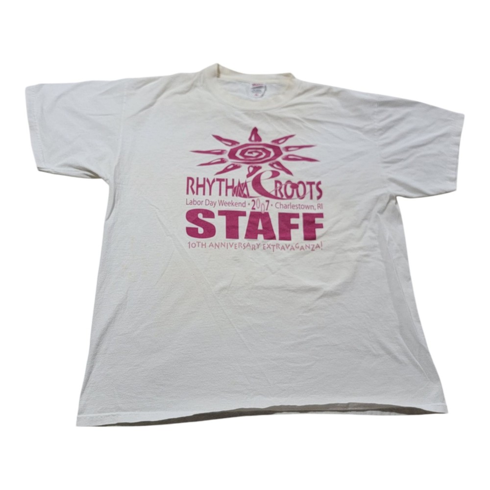 Rhythm and Roots T Shirt 2007 Adult XL Charleston RI Bluegrass Festival