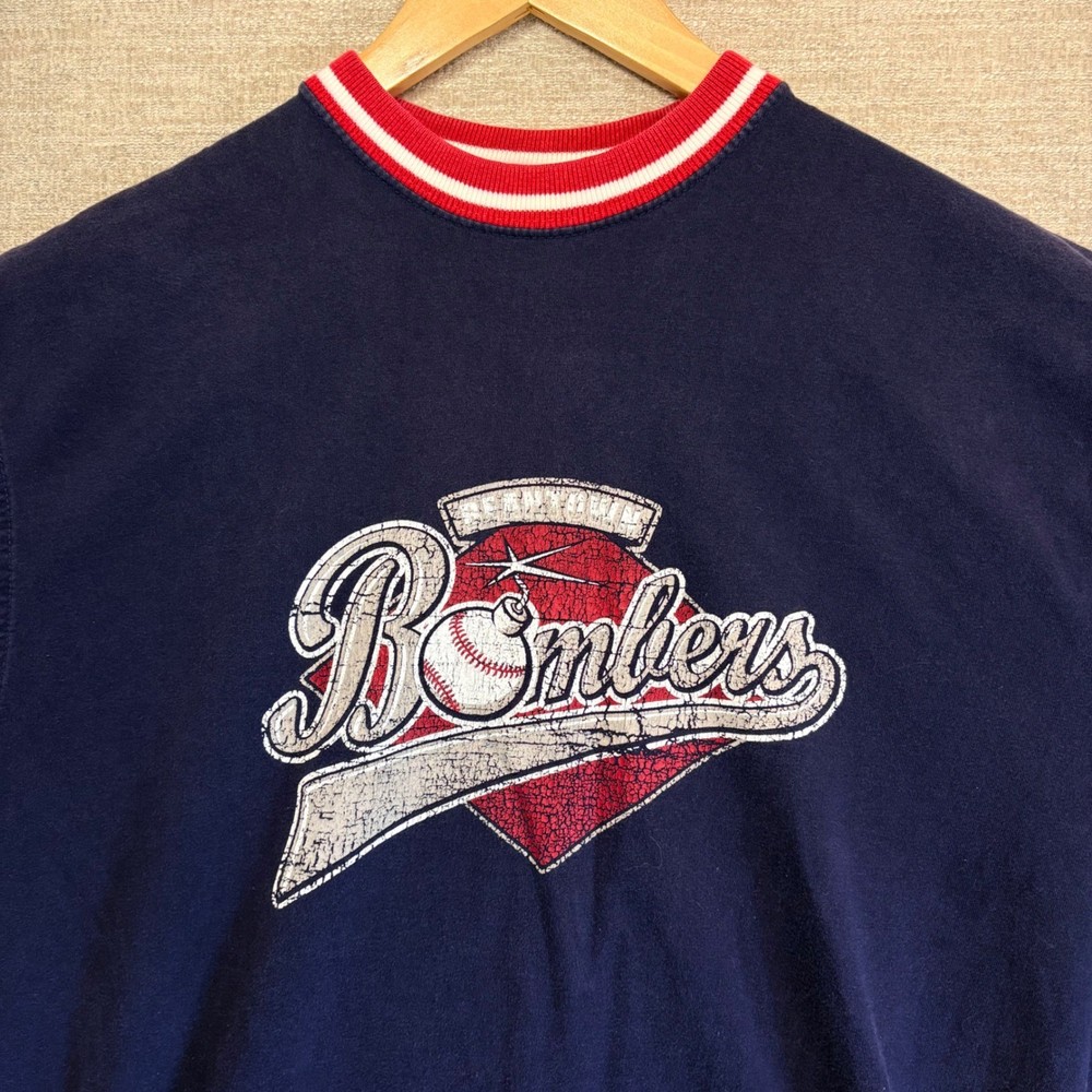 Vintage Steve & Barrys Beantown Bombers Baseball T-Shirt Med Ringer Tee Pakistan