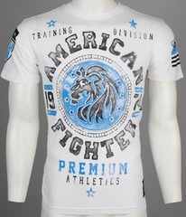 AMERICAN FIGHTER Alabama Lion White Athletic Mens Crewneck T-shirt XL-3XL