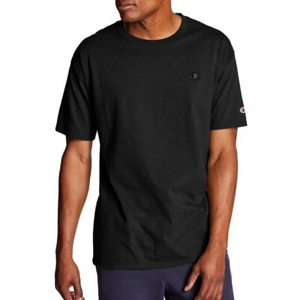 Champion Big & Tall Men’s Classic Jersey Tee Shirt, Size 3xl gray grey