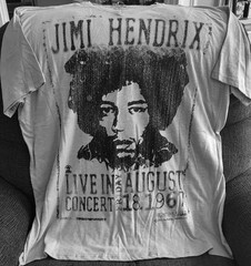 Jimi Hendrix T-Shirt, C L G Vintage Outfitters Size XXL New Without Tags