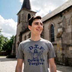 Mens Funny T Shirts DTF Down to Forgive Sarcastic Religious Tee for Men
