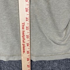 Buck Mason Yuma Tee T-Shirt Mens L Hemp Blend Short Sleeve Crewneck Beige/ Green