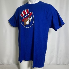 Buc-ee’s Independence Day Summer Freedom Ringing Blue T-Shirt Men’s XL