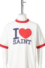 Saint Mxxxxxx SS T-Shirt I Love Saint White